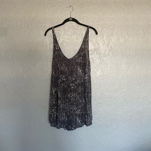 Black and white romper